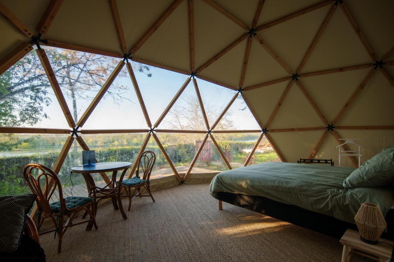 הוילה Saint-Dyé-sur-Loire Dome Avec Vue Sur Loire Proche De Chambord מראה חיצוני תמונה