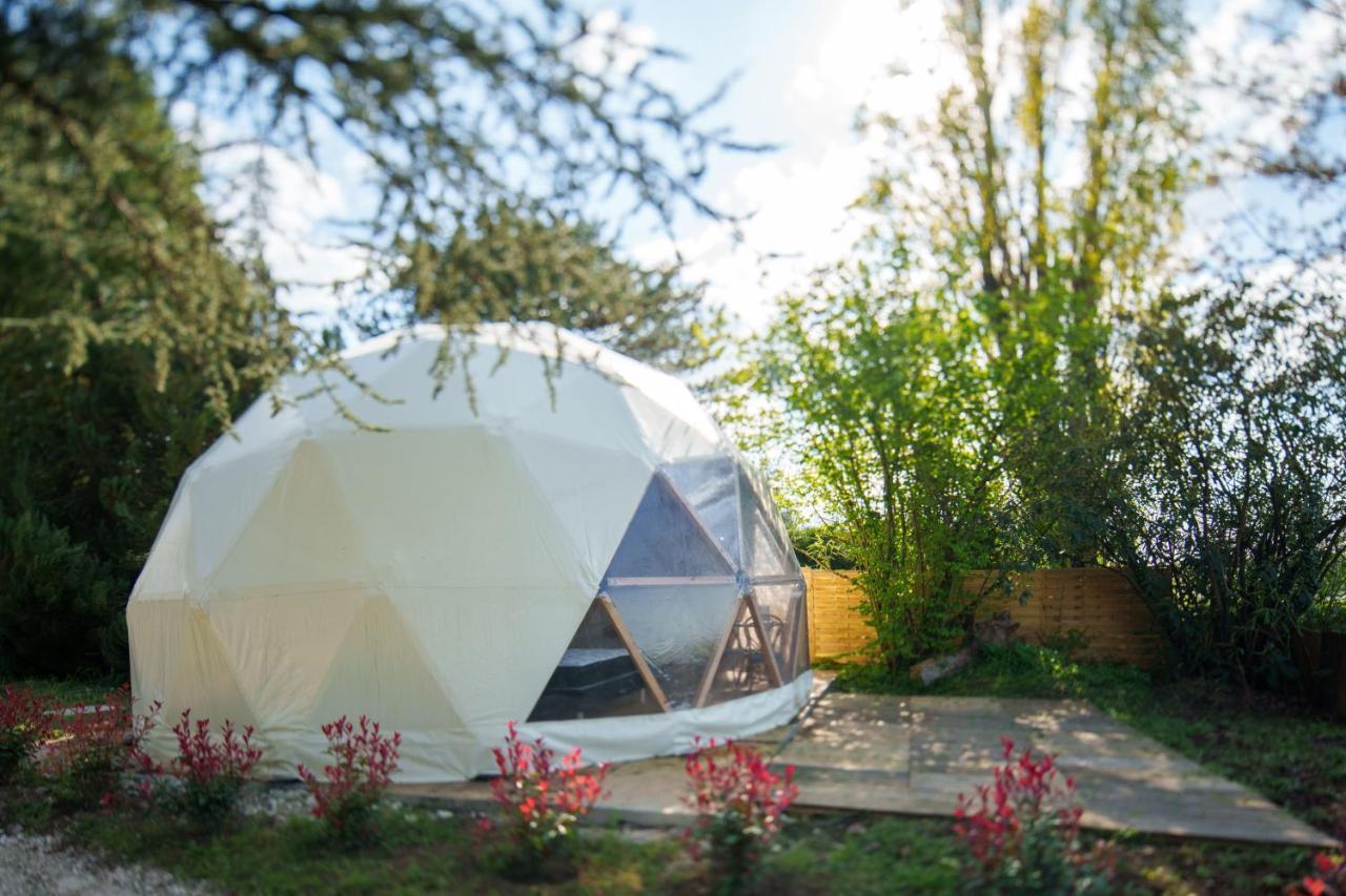 הוילה Saint-Dyé-sur-Loire Dome Avec Vue Sur Loire Proche De Chambord מראה חיצוני תמונה