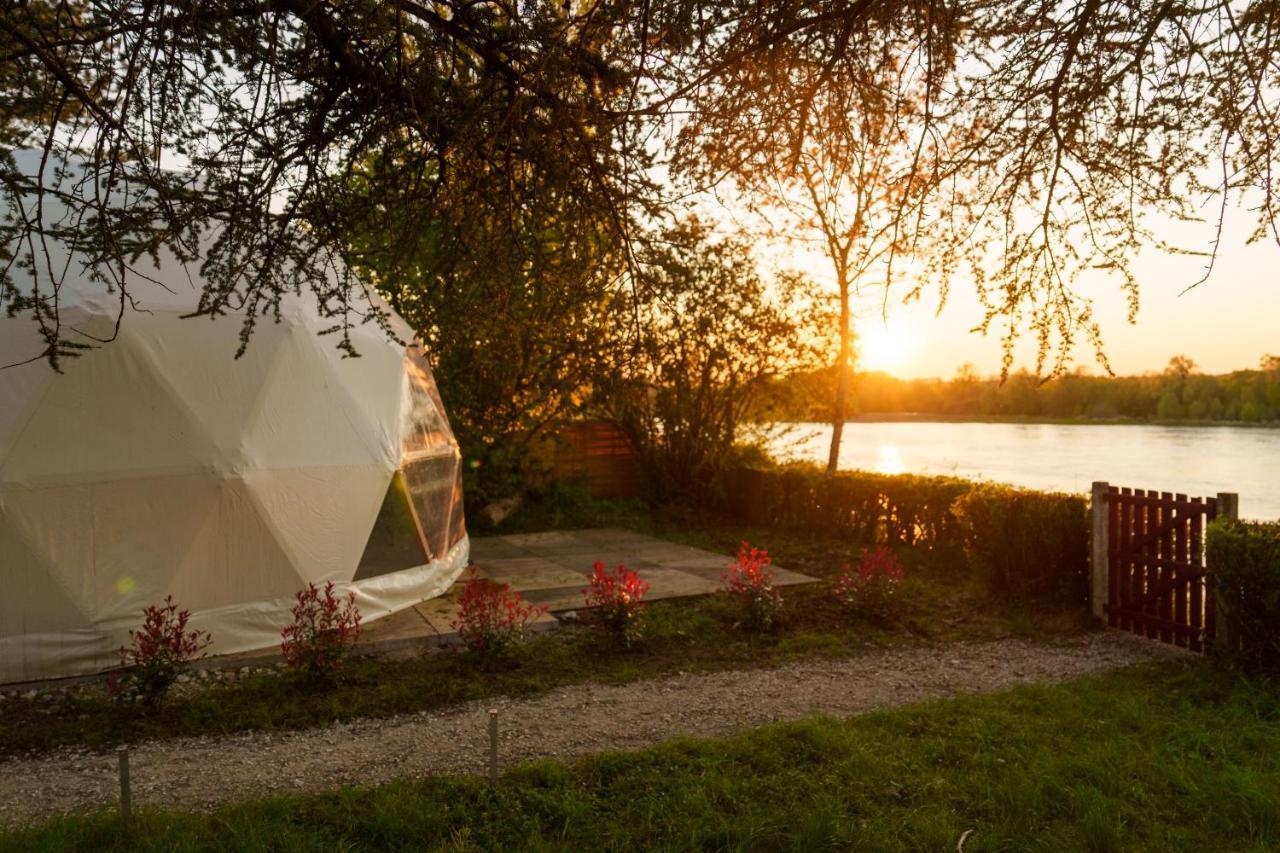 הוילה Saint-Dyé-sur-Loire Dome Avec Vue Sur Loire Proche De Chambord מראה חיצוני תמונה